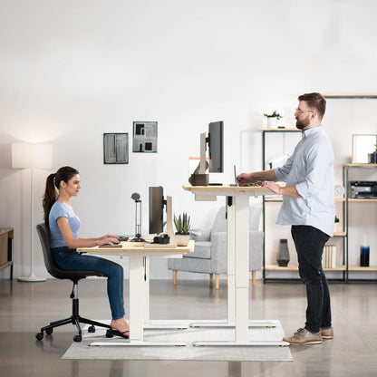 Homall Escritorio 140 x 80 cm,Escritorio Elevable con Carga USB,Mesa Elevable Escritorio Equipado con 3 Funciones de Memoria y Recordatorio,Mesas Elevables Modernas,Mesa Regulable Altura