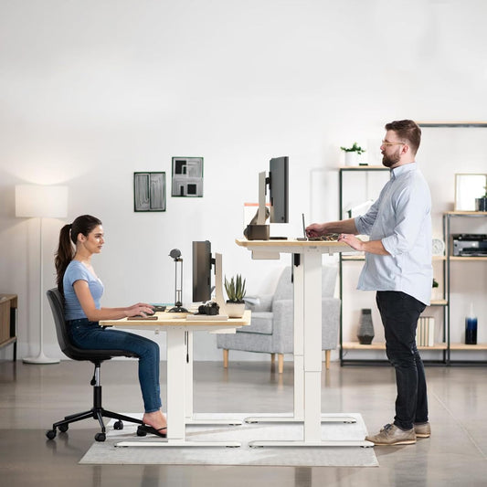 Homall Escritorio 140 x 80 cm,Escritorio Elevable con Carga USB,Mesa Elevable Escritorio Equipado con 3 Funciones de Memoria y Recordatorio,Mesas Elevables Modernas,Mesa Regulable Altura